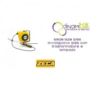 5908/328 IP55 AVVOLGICAVO IP55 CON TRASFORMATORE E LAMPADA ZECA Dinamitek 1