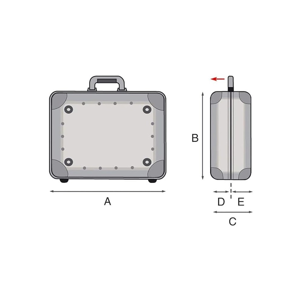 GT LINE VALIGIA PROFESSIONALE METAL LITE PEL Dinamitek 3