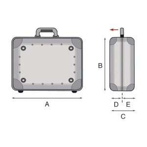 GT LINE VALIGIA PROFESSIONALE METAL LITE PEL Dinamitek 3