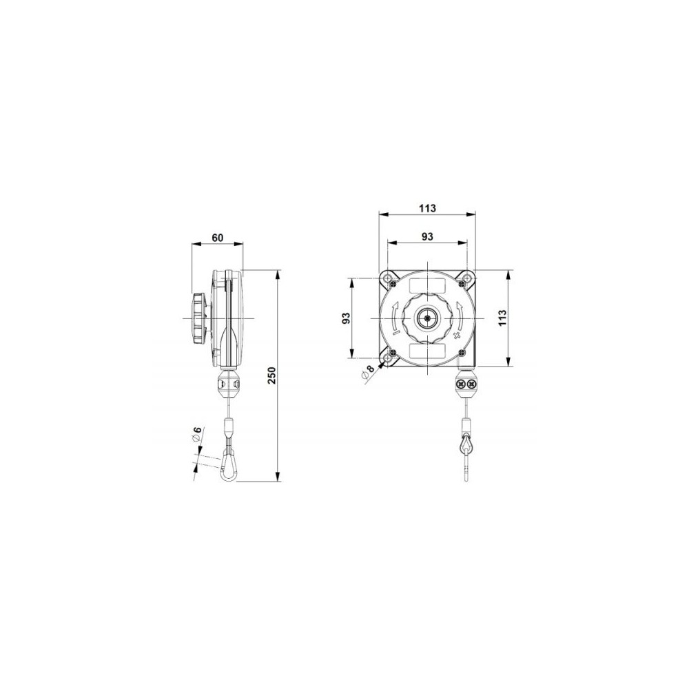 620 EQUILIBRADOR DE 0.4 KG-1 CABLE DE ACERO INOXIDABLE DE ZECA Dinamitek 3