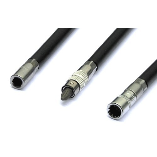 JUEGO DE 3 DESTORNILLADORES CON INSERCIONES FLEXIBLE CON 1/4"CONEXIóN K50043 KRAVM Dinamitek 3