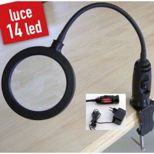 LENTE DI INGRANDIMENTO CON LED E02139 KRAVM Dinamitek 2