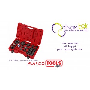 SPIN 03.036.28 KIT TAPPI PER SPURGOFRENI Dinamitek 1