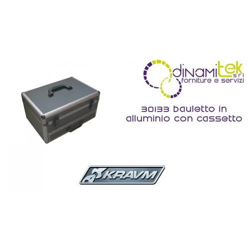 ALUMINIUM-PACKTASCHEN MIT SCHUBLADE 30133 KRAVM Dinamitek 1