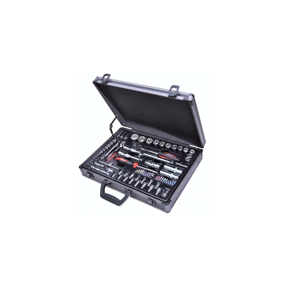 KOFFER VOLLER 81 HANDWERKZEUGE CHROM-VANADIUM E09066 KRAVM Dinamitek 2