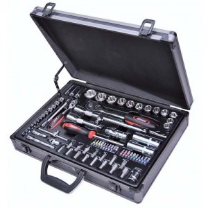 KOFFER VOLLER 81 HANDWERKZEUGE CHROM-VANADIUM E09066 KRAVM Dinamitek 2