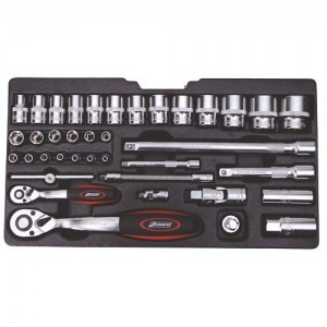 KOFFER KOMMODE VOLL VON 104 HANDWERKZEUGE CHROM-VANADIUM E09065 KRAVM Dinamitek 3
