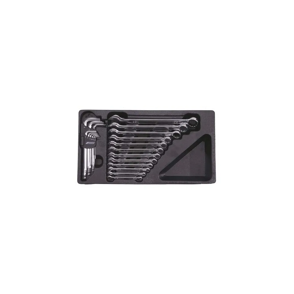 VALIGIA CASSETTIERA COMPLETA DI 104 UTENSILI MANUALI E09065 KRAVM IN CROMO VANADIO Dinamitek 4