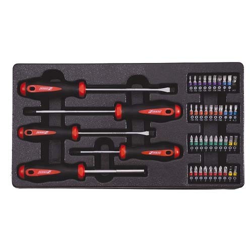 KOFFER KOMMODE VOLL VON 104 HANDWERKZEUGE CHROM-VANADIUM E09065 KRAVM Dinamitek 5