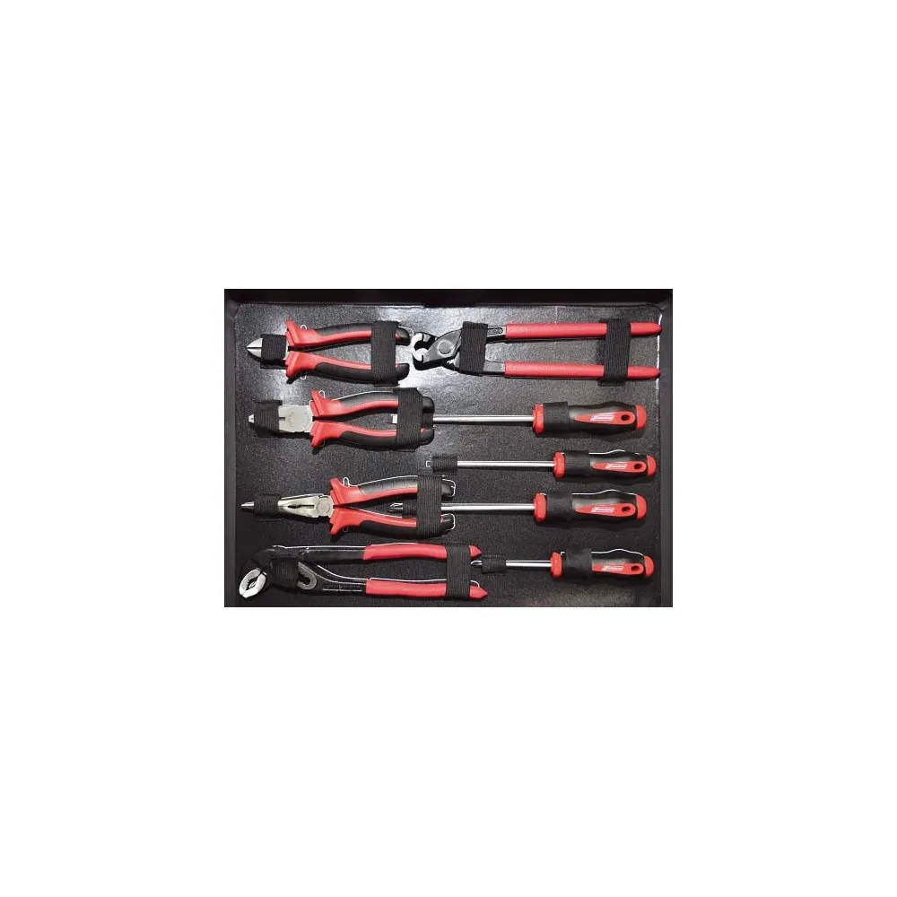 VALISE PLEINE DE 111 OUTILS à MAIN CHROME VANADIUM E09067 KRAVM Dinamitek 4