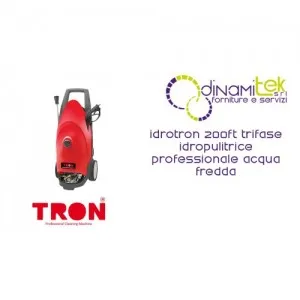 IDROTRON 200 FT HOCHDRUCKREINIGER TRON PROFESSIONAL DREIPHASEN-KALTES WASSER, HOHE Dinamitek 1