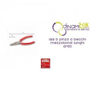 133 B ALICATES ALICATES DE PUNTA LARGA RECTA USAG Dinamitek 1