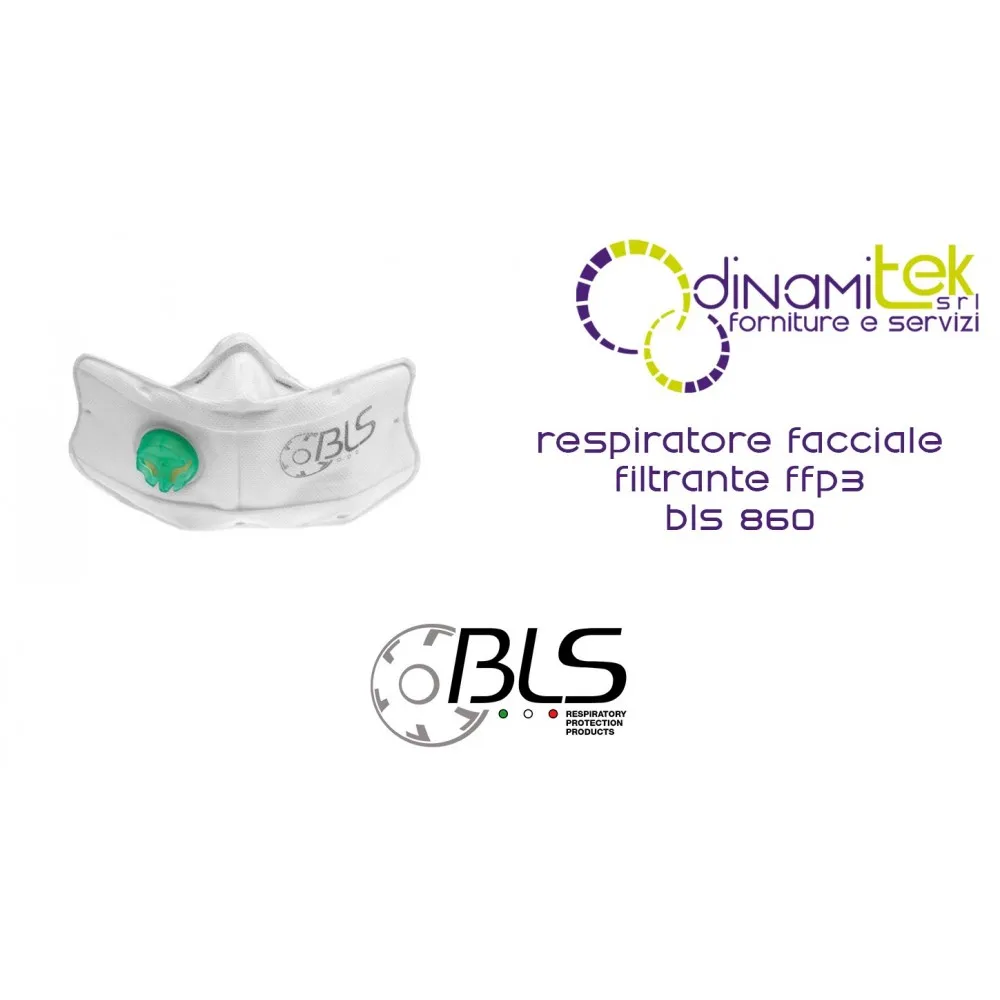 2071Z3860RESPIRATOREFACCIALEFILTRANTECLASSEFFP3CONVALVOLA860 BLS 860 BLS Dinamitek 1