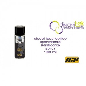 ICP00089AI DE L'ALCOOL ISOPROPYLIQUE DéSINFECTANT SPRAY 400 ML Dinamitek 1