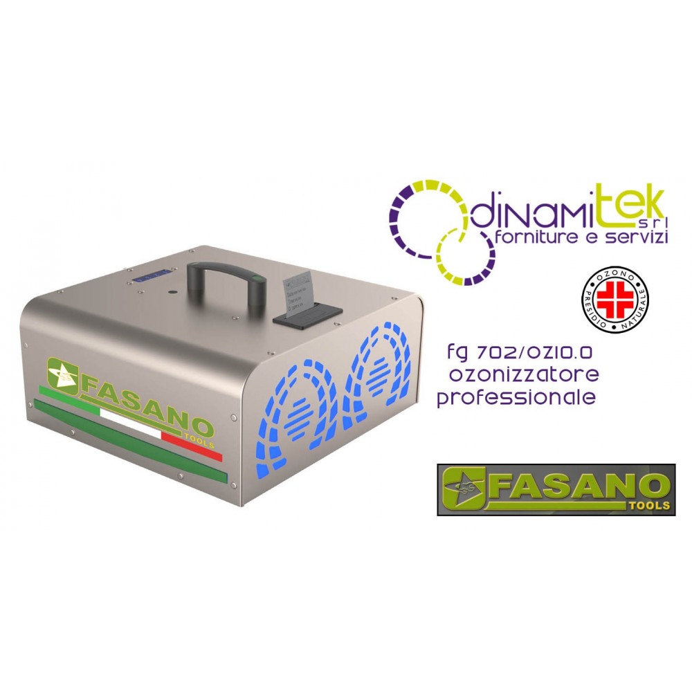 OZONIZZATORE PROFESSIONALE CON STAMPANTE FG 702/OZ10.0 FASANO TOOLS Dinamitek 1