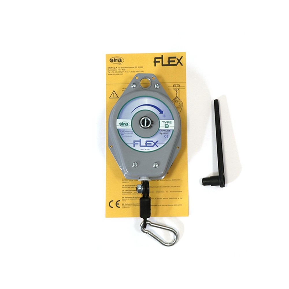 EQUILIBRADORA 0,5-1 KG TIPO B CUERDA DE ACERO SIRAFLEX Dinamitek 2