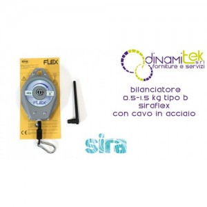 EQUILIBRADOR 0,5-1,5 KG TIPO B CABLE DE ACERO SIRAFLEX Dinamitek 1