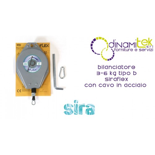 EQUILIBRADORA 3-6 KG TIPO B CUERDA DE ACERO SIRAFLEX Dinamitek 1
