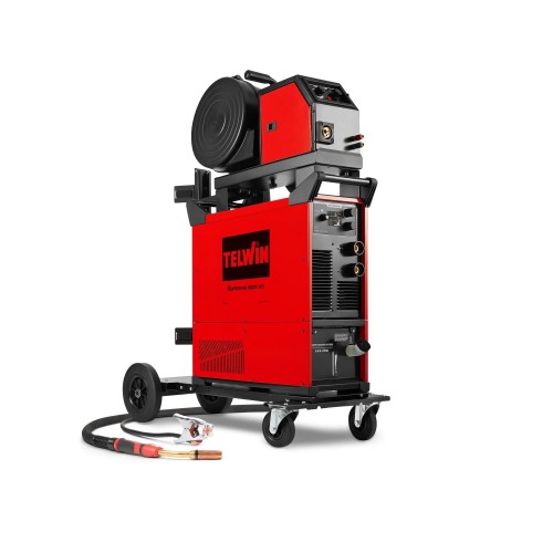 TELWIN 816915 SUPERMIG 600i XD SALDATRICE INVERTER MULTIPROCESSO 230 400V PACK AQUA E CARRELLO Dinamitek 2