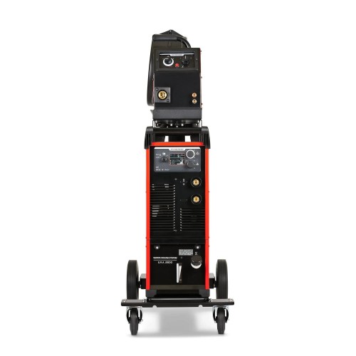 TELWIN 816915 SUPERMIG 600i XD SALDATRICE INVERTER MULTIPROCESSO 230 400V PACK AQUA E CARRELLO Dinamitek 3