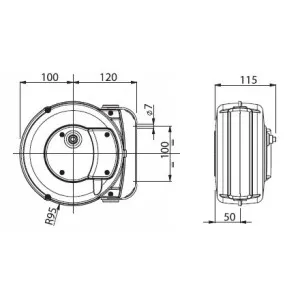 AVVOLGICAVO INDUSTRIALE SERIE 9000 Dinamitek 3