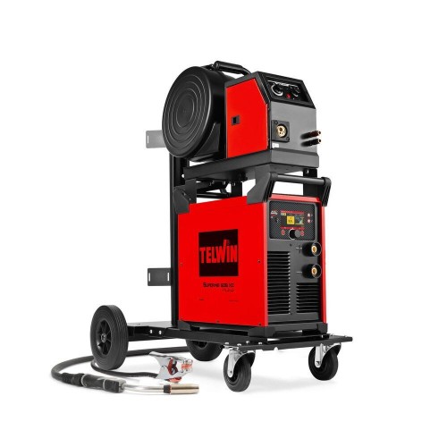 TELWIN 816857 SUPERMIG 505i XD PULSE SALDATRICE INVERTER MULTIPROCESSO 230V 400V PACK E CARELLO Dinamitek 2