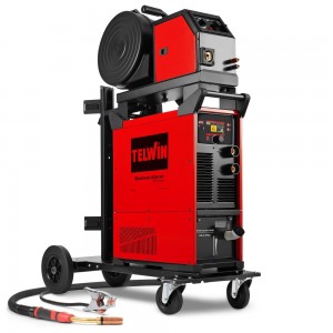 TELWIN 816853 SUPERMIG 505i XD PULSE SALDATRICE INVERTER MULTIPROCESSO 230V 400V PACK AQUA E CARRELLO Dinamitek 2