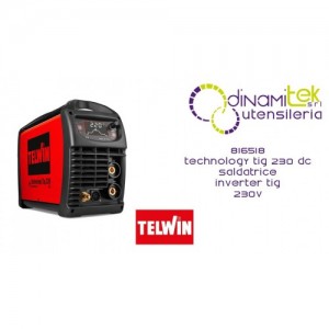 TELWIN 816518 TECHNOLOGY TIG 230 DC SALDATRICE INVERTER TIG 230V Dinamitek 1