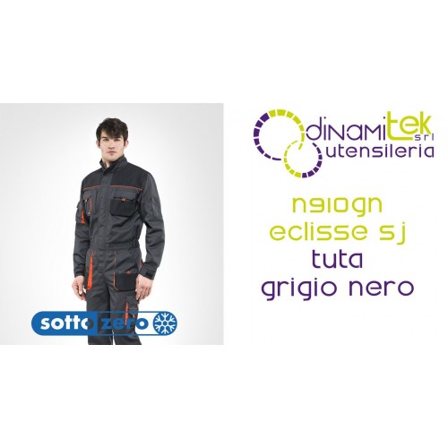 SOTTOZERO N910GN ECLISSE SJ TUTA GRIGIA NERA Dinamitek 1