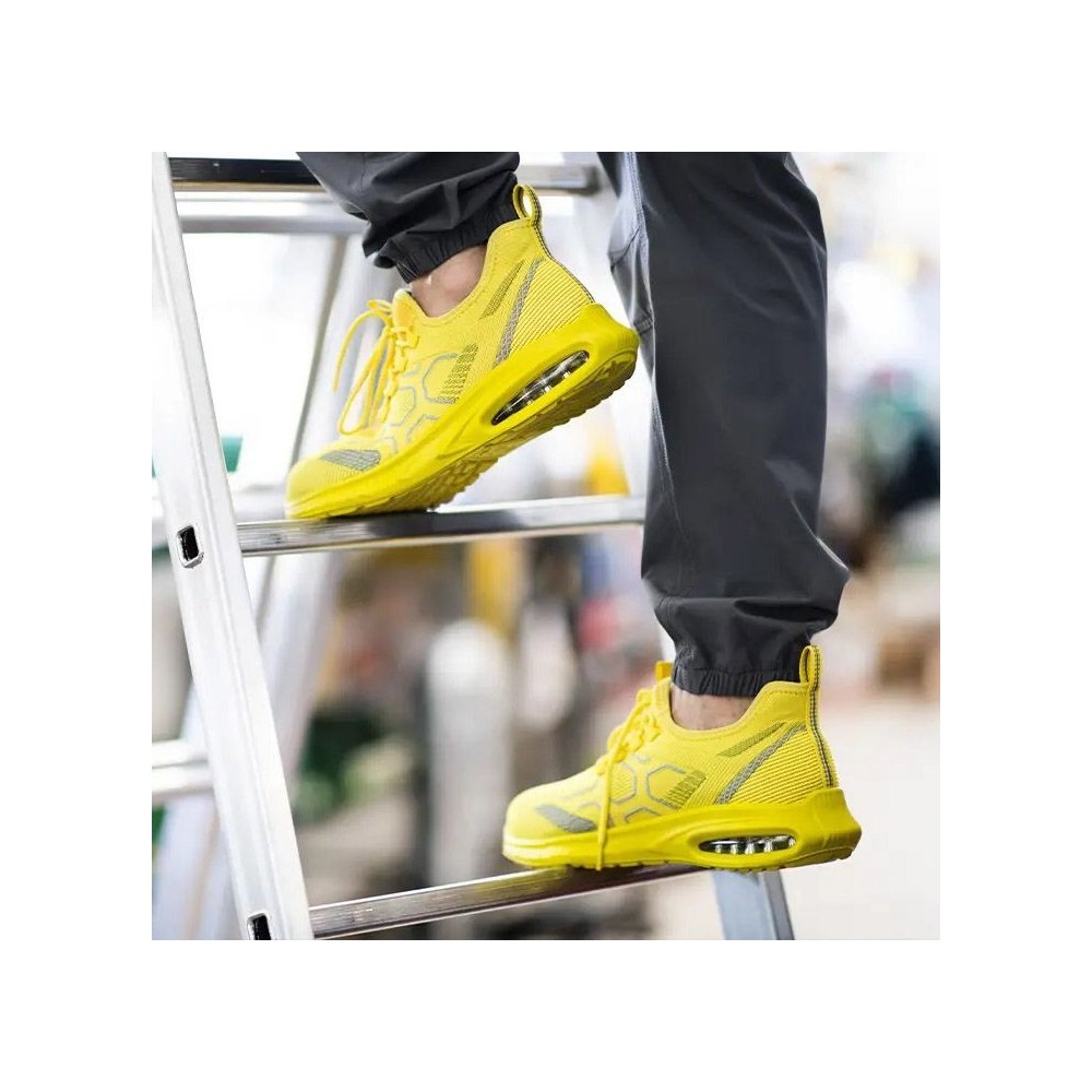 SOTTOZERO SZ560GI GROUND GIALLO GRIGIO SCARPA ANTINFORTUNISTICA S3S FO SR Dinamitek 5
