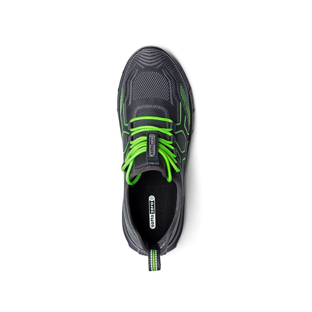 SOTTOZERO SZ560G GROUND GRIGIO VERDE SCARPA ANTINFORTUNISTICA S3S FO SR Dinamitek 3