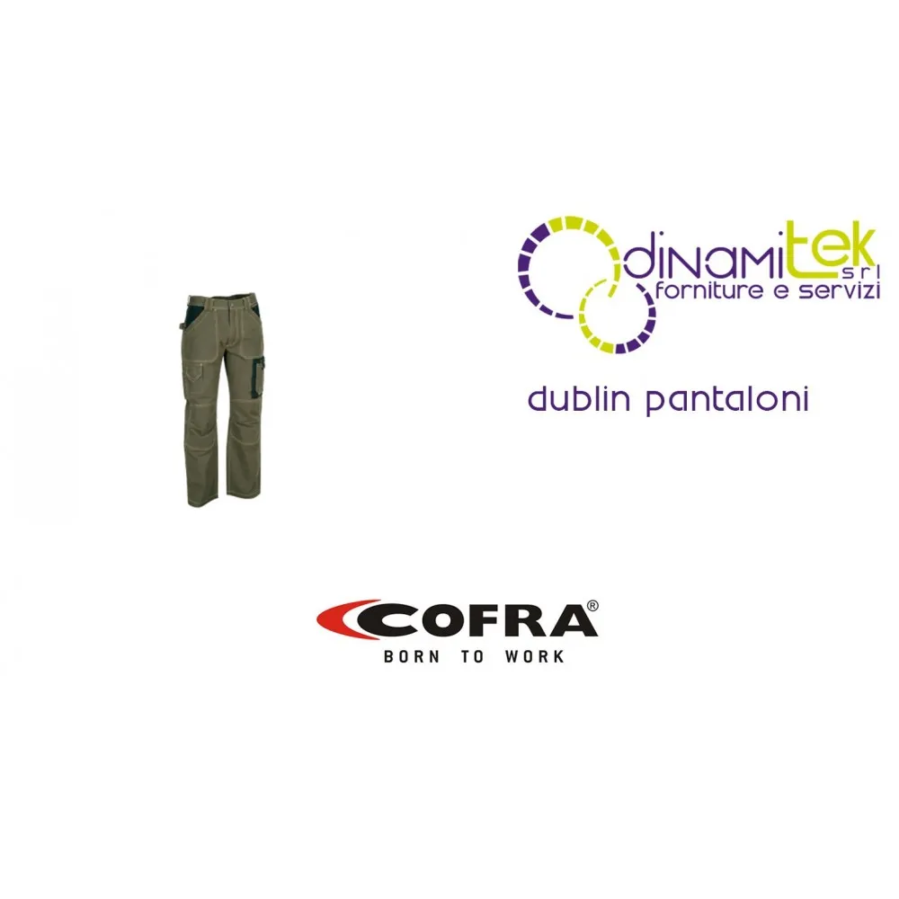 PANTALONI DA LAVORO DUBLIN COFRA Dinamitek 1