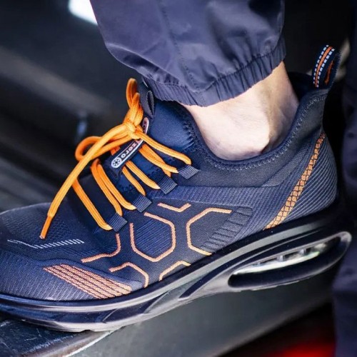 SOTTOZERO SZ560B GROUND BLU ARANCIO SCARPA ANTINFORTUNISTICA S3S FO SR Dinamitek 4
