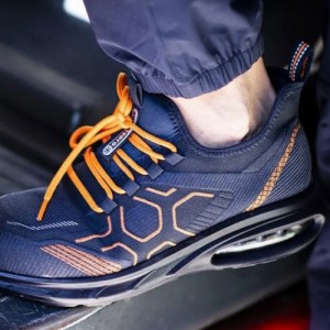 SOTTOZERO SZ560B GROUND BLU ARANCIO SCARPA ANTINFORTUNISTICA S3S FO SR Dinamitek 4