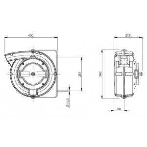 6186/IP65 RNF AVVOLGICAVO INDUSTRIALE SERIE 6000PRC IP65 ZECA Dinamitek 3