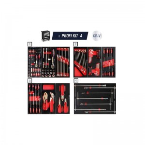 05.088.87X CARRELLO 6 CASSETTI + KIT PROFI/4 SPIN MARCO TOOLS Dinamitek 2