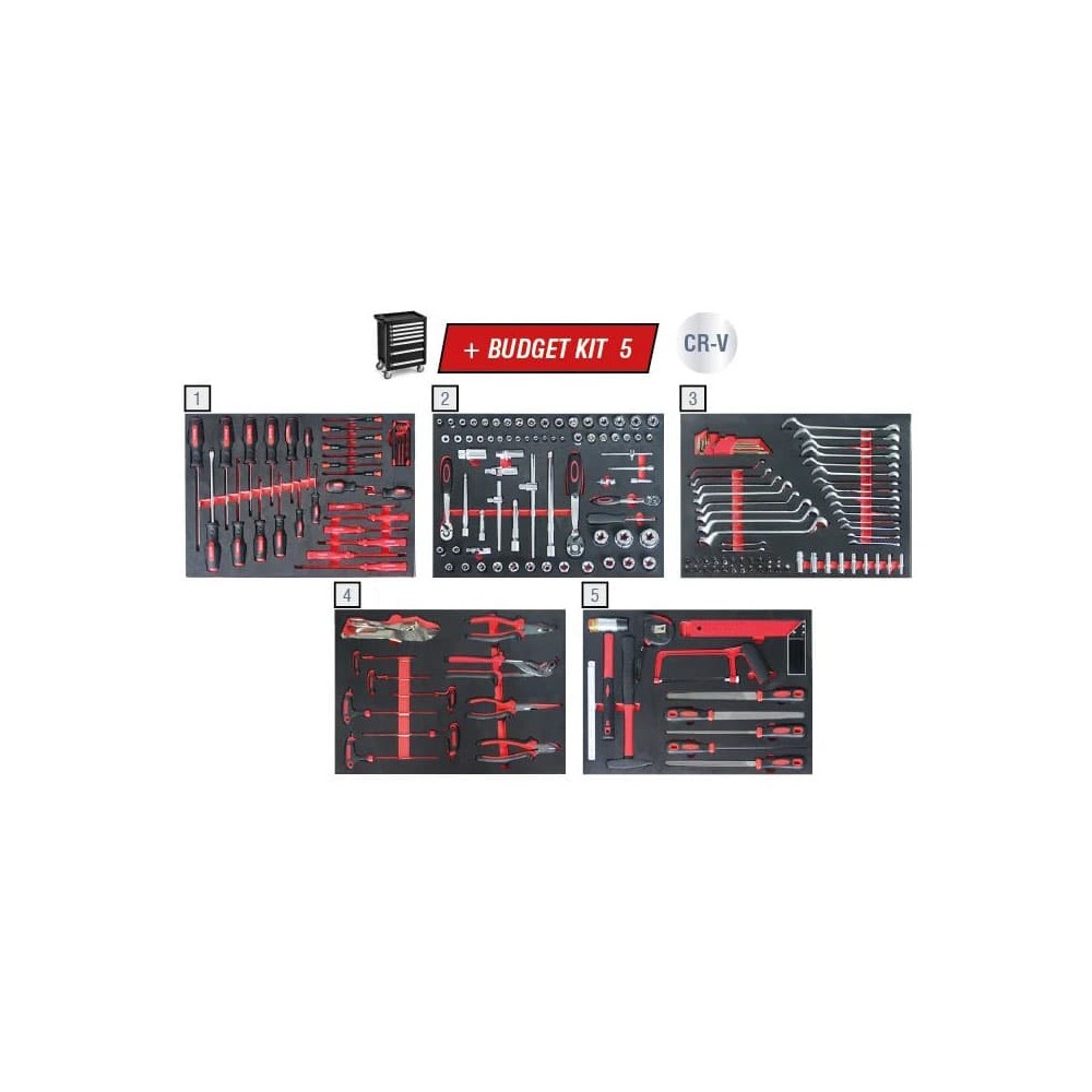 05.088.77X CARRELLO 6 CASSETTI + BUDGET KIT 5 Dinamitek 3