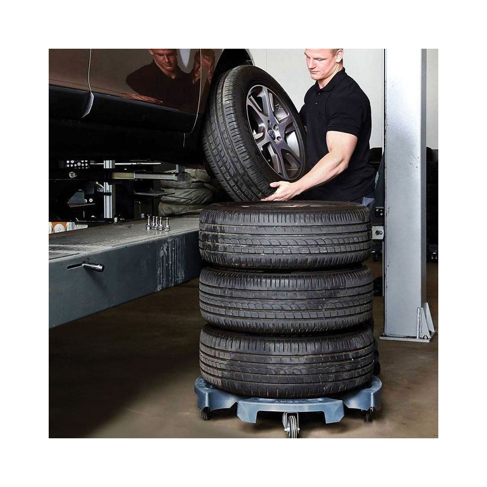 FERMEC 9999 CARRELLO PER MOVIMENTARE PNEUMATICI 200 KG Dinamitek 3