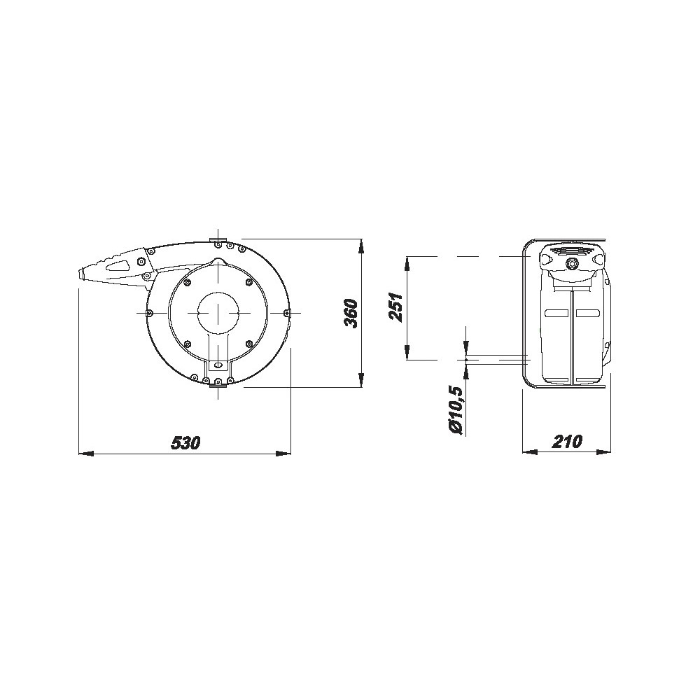 AVVOLGICAVO INDUSTRIALE SERIE 6000PRL Dinamitek 3