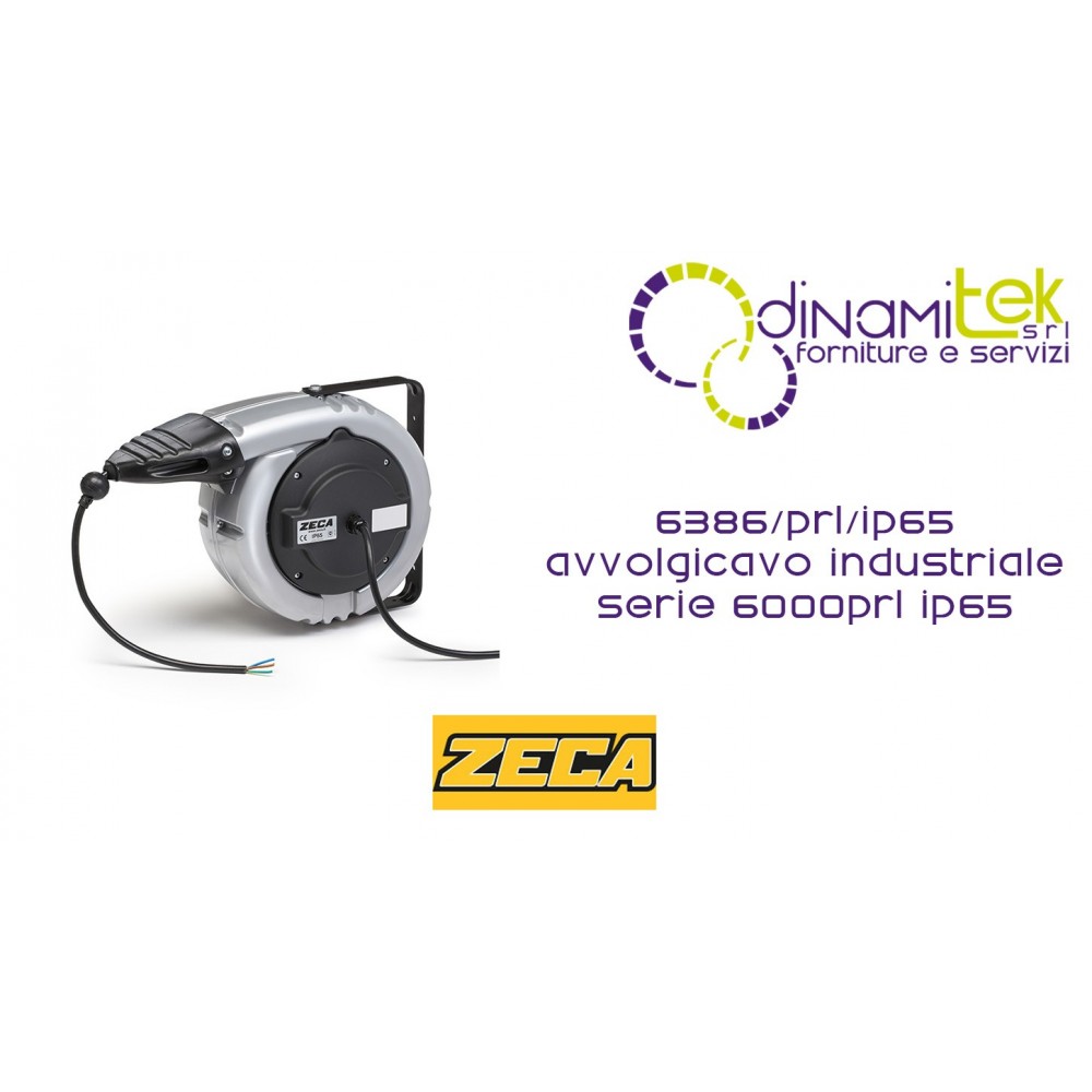 6386/PRL/IP65 AVVOLGICAVO INDUSTRIALE SERIE 6000PRL IP65 ZECA Dinamitek 1