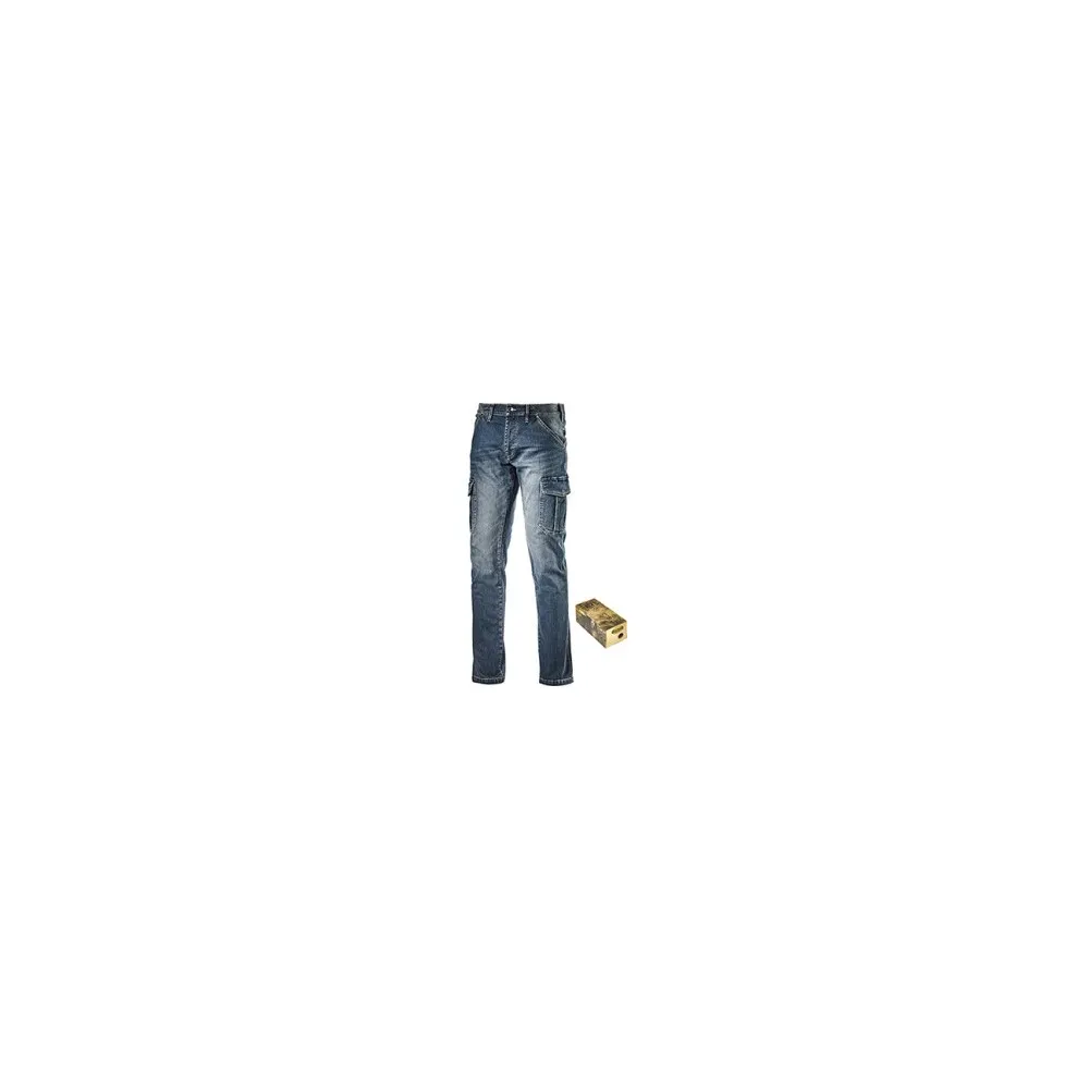 EL TRABAJO DE LOS PANTALONES VAQUEROS STRETCH STONE CARGO DIADORA UTILITY Dinamitek 2