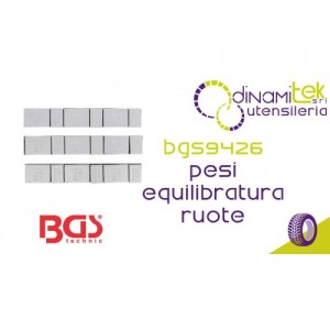 BGS TECHNIC BGS9426 PESI PER EQUILIBRATURA RUOTE Dinamitek 1