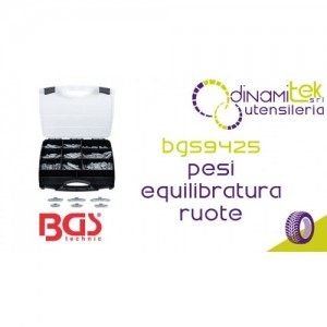 BGS TECHNIC BGS9425 PESI PER EQUILIBRATURA RUOTE Dinamitek 1