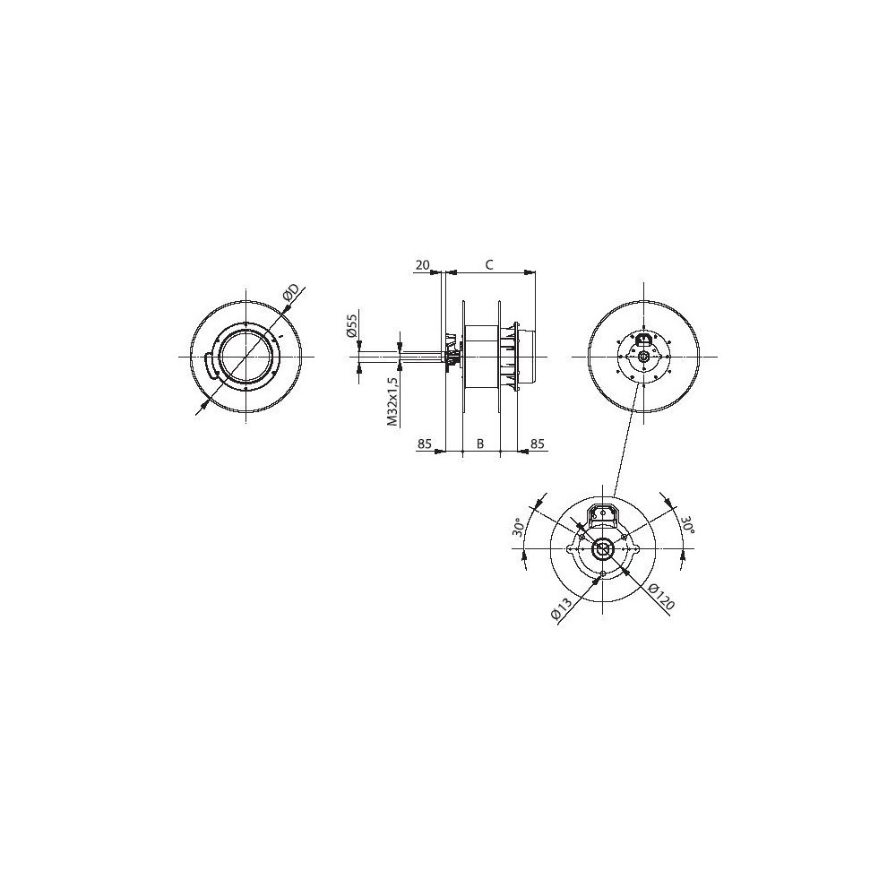 1762 AVVOLGICAVO INDUSTRIALE SERIE 1700 ZECA Dinamitek 3
