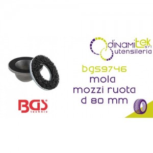 BGS TECHNIC BGS9746 MOLA PER MOZZI RUOTA CAMPANA IN ALLUMINIO CON ANIMA IN ACCIAIO D 80 mm Dinamitek 1