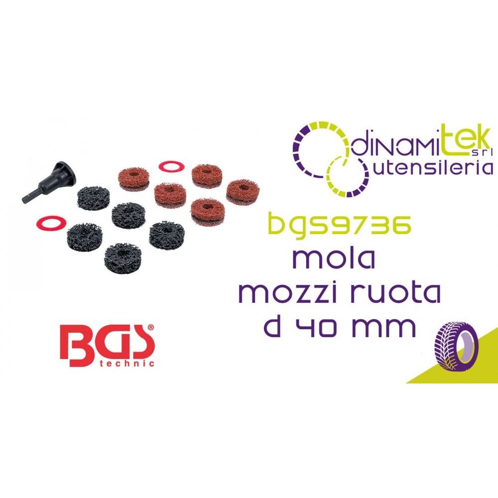 BGS TECHNIC BGS9736 MOLA PER MOZZI RUOTE D 40 MM Dinamitek 1