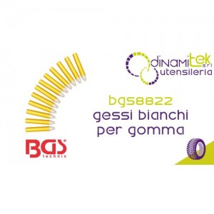 BGS TECHNIC BGS8822 GESSI BIANCHI PER GOMMA Dinamitek 1