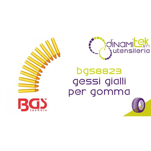 BGS TECHNIC BGS8823 GESSI GIALLI PER GOMMA Dinamitek 1