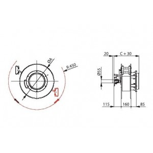 1704 BRACCIO OSCILLANTE ZECA Dinamitek 3