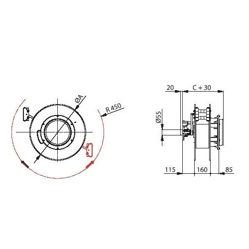 1708 BRACCIO OSCILLANTE ZECA Dinamitek 3
